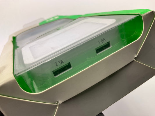 100 Percent MPU12WH Dual USB Port Night Light Smart Faceplate Charger