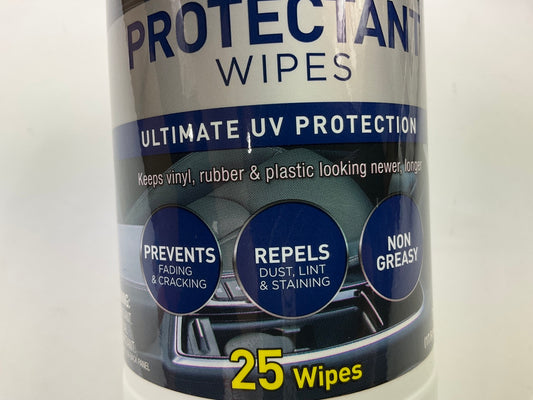 (2) 303 Automotive Protectant Wipes 25 Count UV Shielding Car Cleaning Wipes