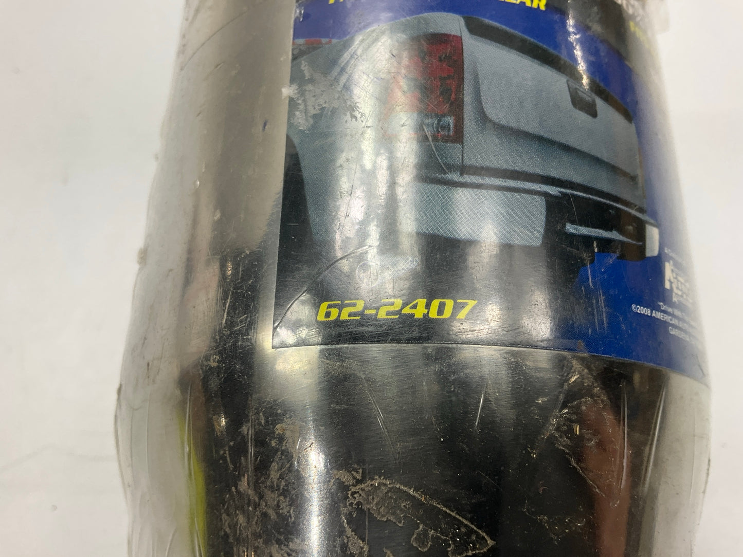 3A Racing T-304 Stainless Exhaust Tip, Slant Cut, For Pipes 1-1/2'' To 2-3/8''
