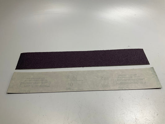 3M 00393 Imperial Stikit Sandpaper Sheets 40E Grit, 16-1/2'' X 2-3/4'', 50 Pack