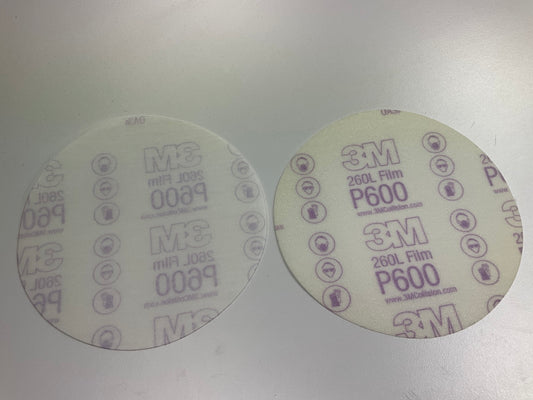 3M 00971 Hookit Finishing Film Disc 6 Inch P600 Grit, Pack Of (100 Discs)