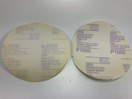 3M 01104 Stikit Red 6 In. P1000 Grit Finishing Film Abrasive Disc (25/Box)