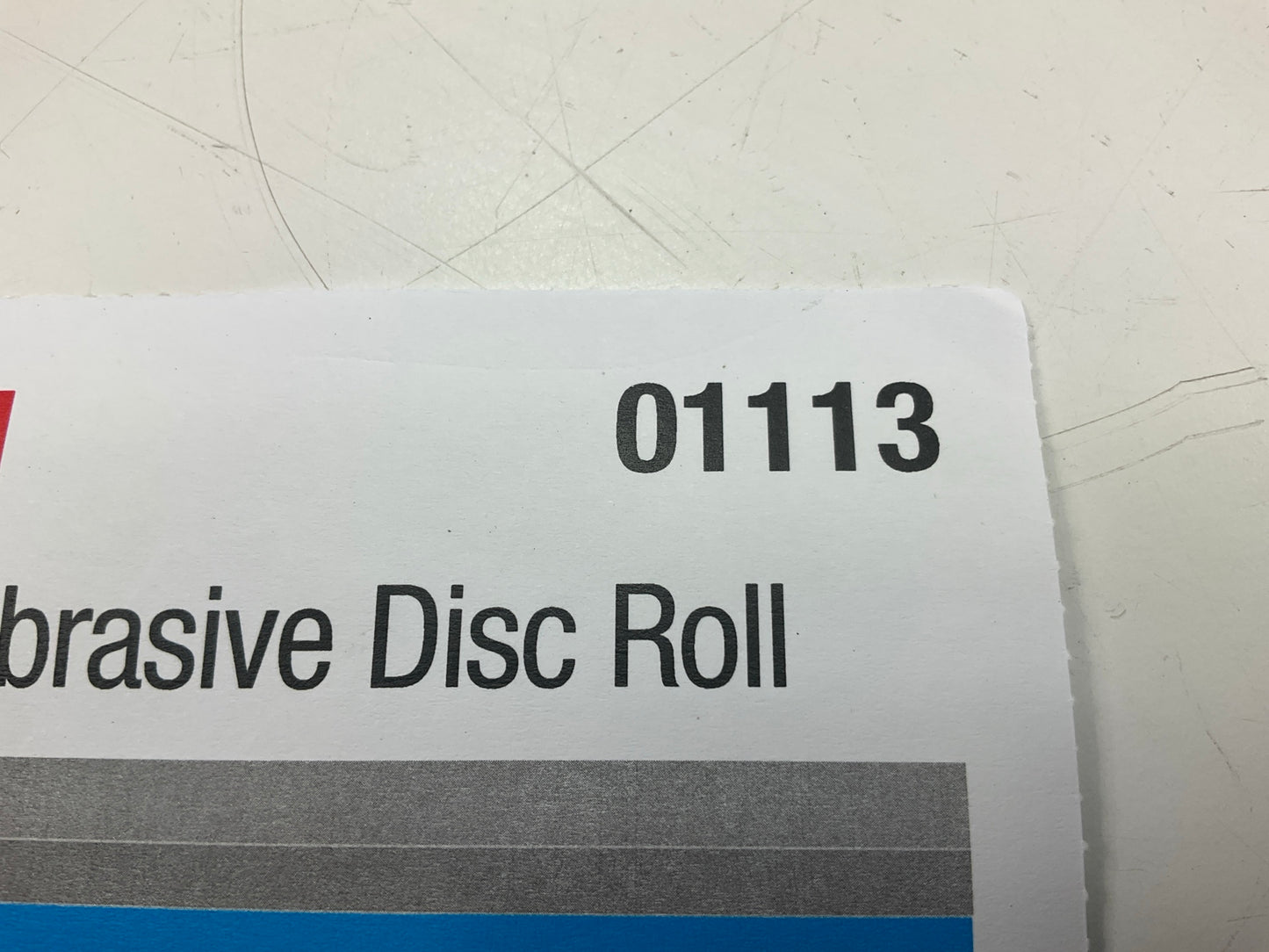 3M 01113 Red Abrasive Stikit Sanding Disc, 6 Inch, P150 Grit (100 Discs/Roll)