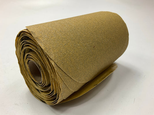 3M 01213 Stikit Gold Sandpaper Abrasive Disc Roll, 6'', P80A Grit, 75 Discs