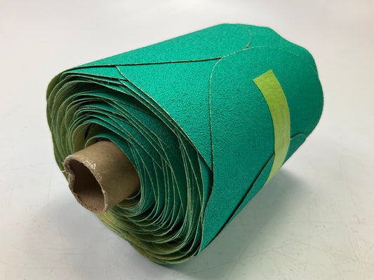 3M 01501 5 Inch Stikit 80D Grit Fre-Cut Sanding Disc Roll, 100 Disc Per Roll