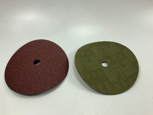 (16) 3M 01907 24 Grit Paint Buster Removal Grinding Sanding Discs 9-1/8''X7/8''