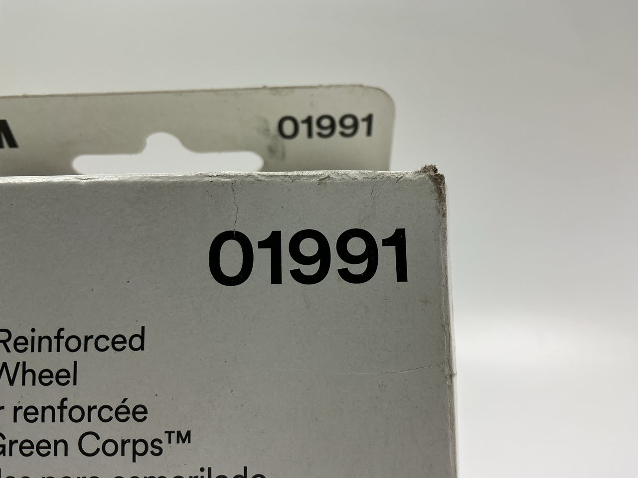 (4) 3M 01991 Green Corps Reinforced Weld Grinding Wheel 3'' X 0.22'' X 3/8''