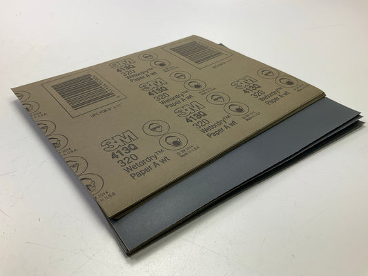 3M 02004 Wetordry 9 In X 11 In 320 Grit 413Q Abrasive Sanding Sheet (50/Box)