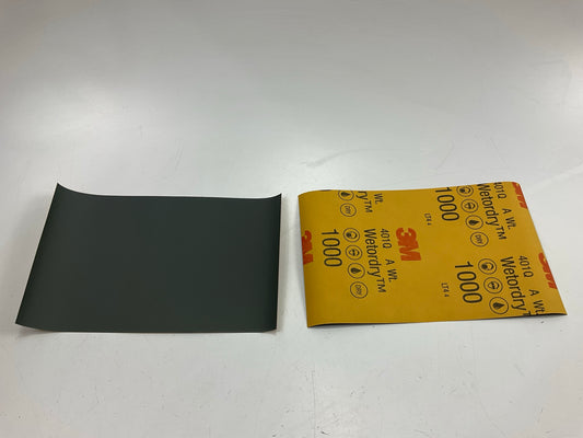 49 Sheets Only, 3M 02021 Wetordry Abrasive Sandpaper Sheets, 5.5''x9'', 1000 Grit