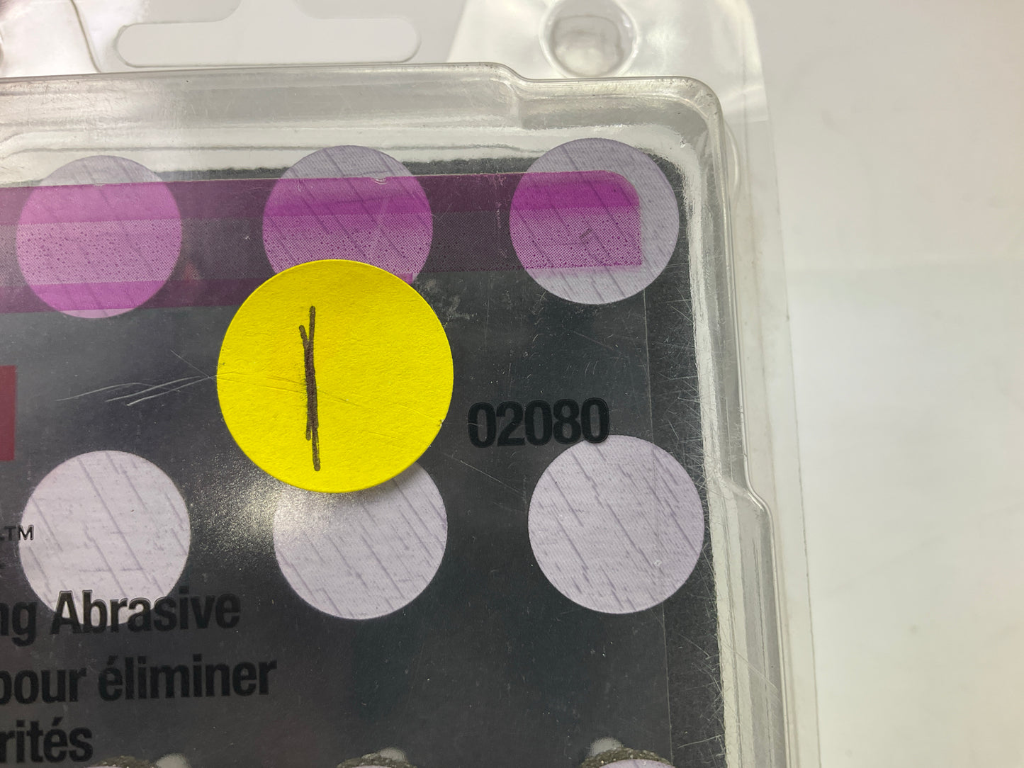 3M 02080 Perfect-It Denibbing Abrasive Stem, Trizact P1500 Grit (20 Pack)