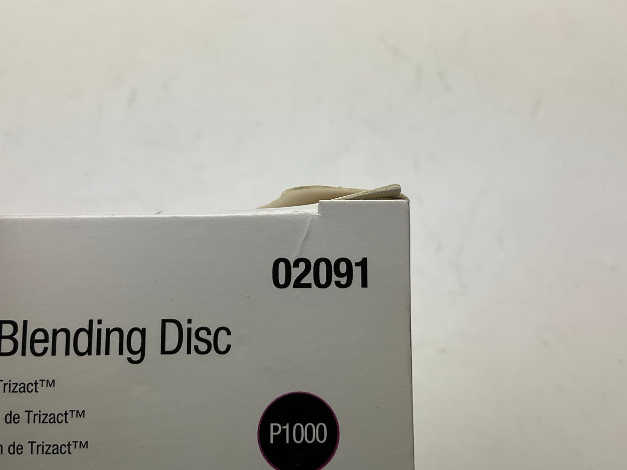 3M 02091 Trizact Hookit Blending Disc, 3 Inch, P1000 Grit, 15 Discs / Box