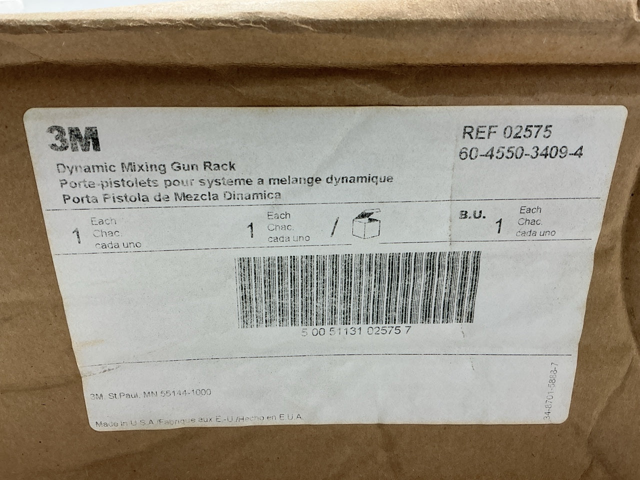 3M 02575 Dynamic Mixing System (DMS) Applicator Storage Rack