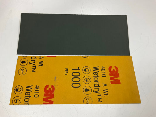 3M 03001 Wetordy Sandpaper Sheets 3.66'' X 9'' , 1000 Grit , ( 5 Sheets )