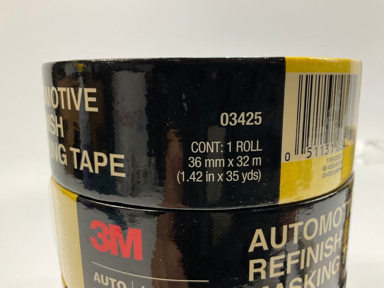 (10) Rolls - 3M 03425 Automotive Masking Tape 3425 - 1.41'' X 35 Yards Each Roll