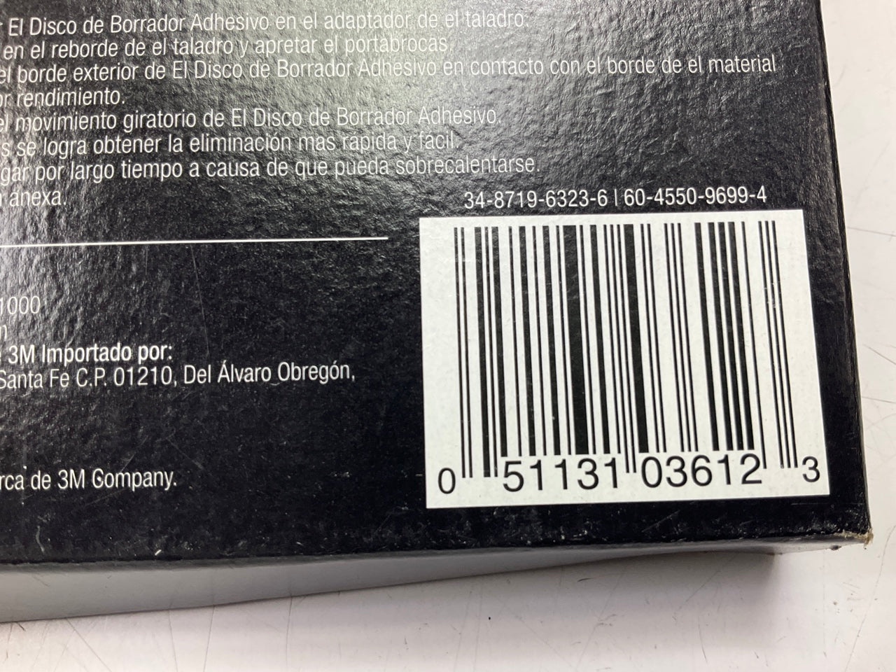 3M 03612 4'' X 5/8'' Adhesive Eraser Wheel - 1 STEP Remove Sticky Glue Residue
