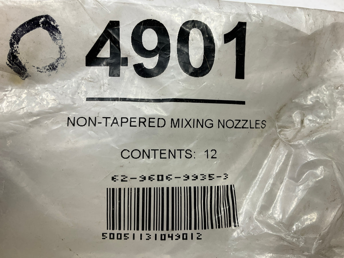 Pack Of 7 Pcs - 3M 4901 Duramix Blunt End Non-Tapered Mixing Nozzles 04901