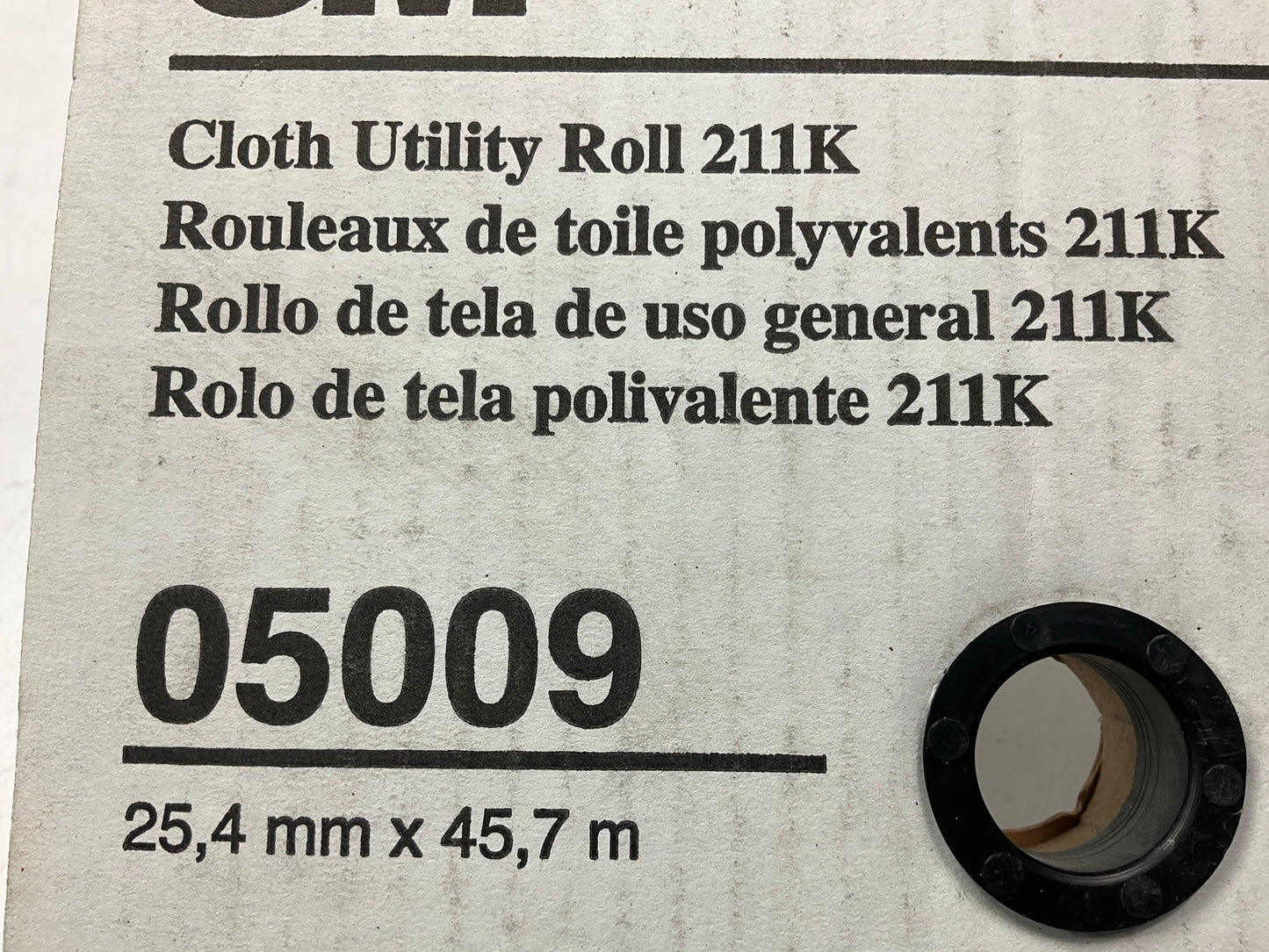 3M 05009 211K Utility Abrasive Cloth Roll 1'' X 50 Yard 100 Grade Aluminum Oxide