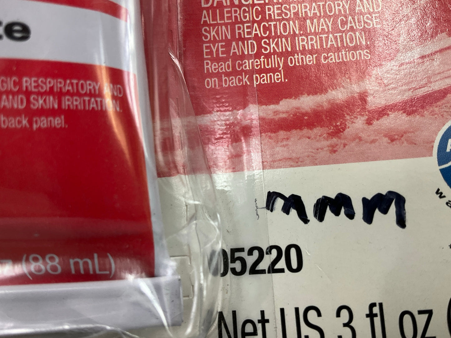 3M 05220 Marine Adhesive Sealant Fast Cure 5200 Permanent Bonding & Sealing 3 Oz