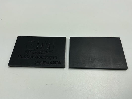 (10) 3M 5518 Wetordry Rubber Squeegee 2'' X 3''