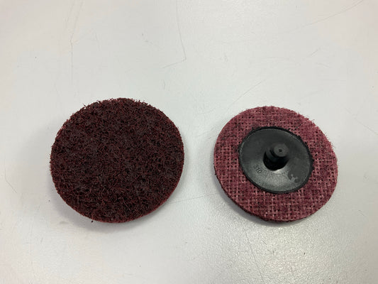 3M 05527 Scotch-Brite Roloc Surface Prep Disc 2'' Diameter TR MED Grit - 49 Discs