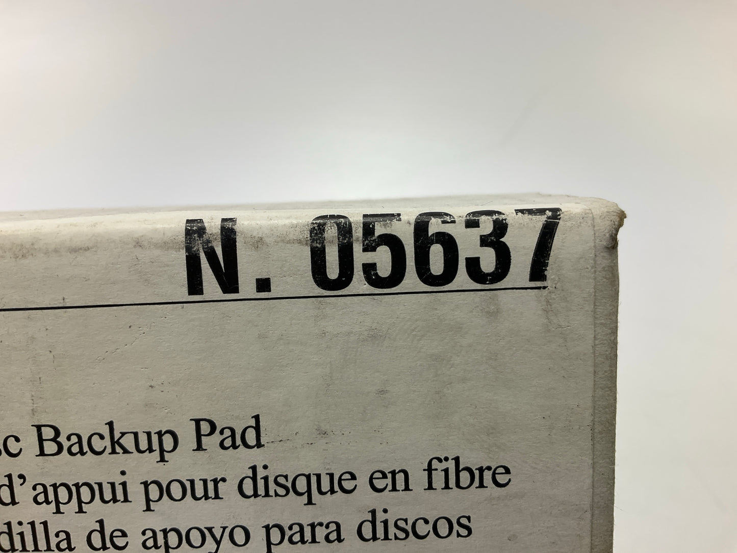 (8) Pcs Total - 3M 05637 Fibre Disc Backup Pad, 5 In X 7/8 In,