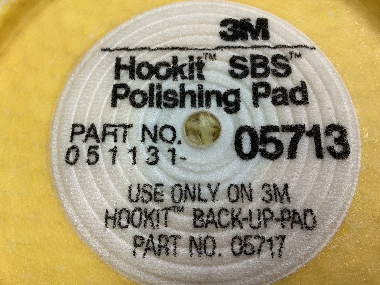 COSMETIC DAMAGE SEE PHOTOS 3M 05713 9'' Wool Polishing Pad, Single Sided
