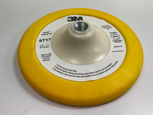 3M 05717 Buffing And Polishing 7 Inch Backup Pad - Hookit 7''x3/4''