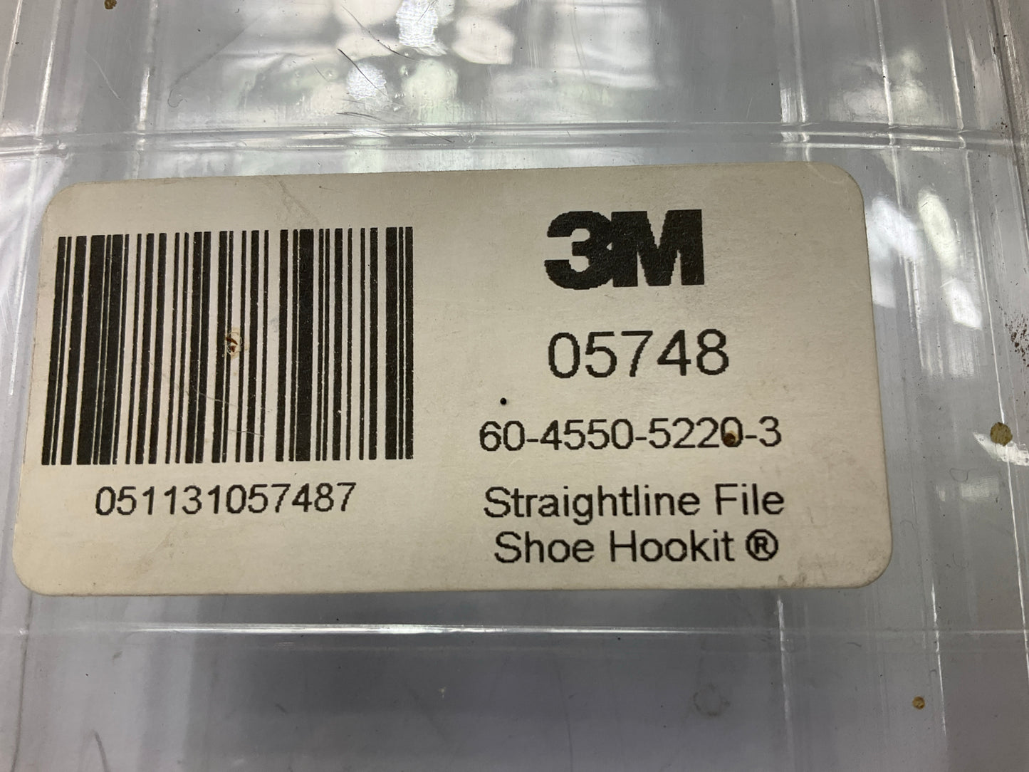 3M 05748 Hookit Straightline Air File Shoe 2-3/4'' X 16''