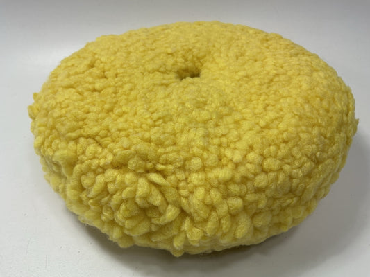3M 05754 Perfect-It Yellow 9'' Wool Blend Polishing Buffing Pad