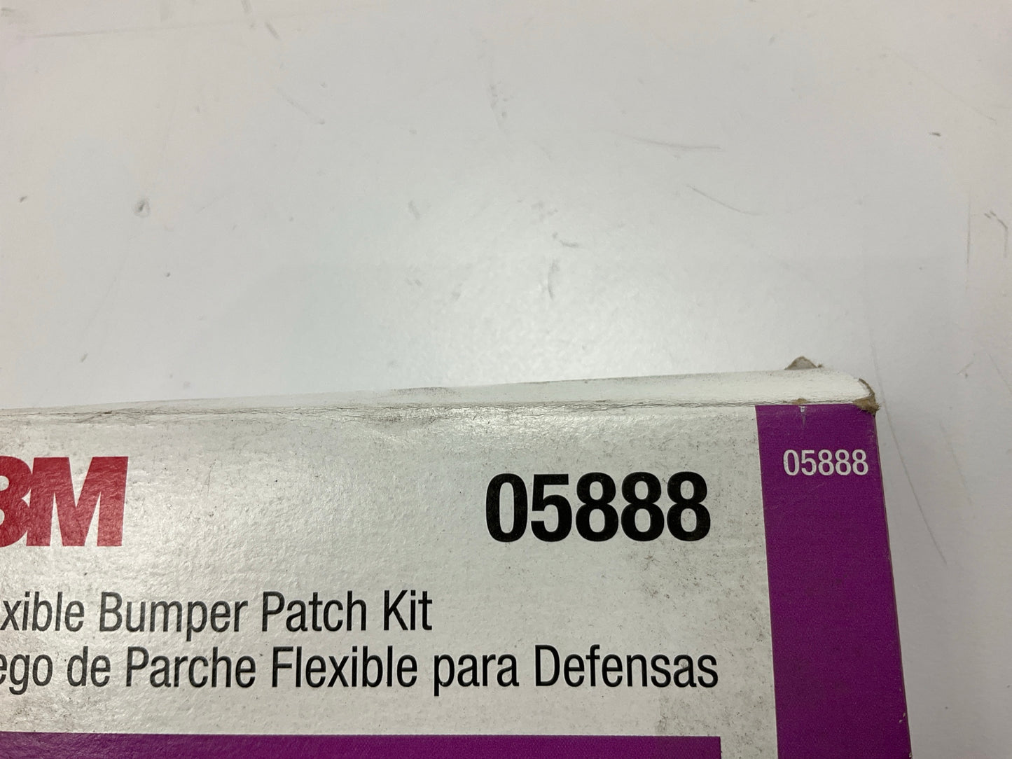 3M 5888 05888 Auto Body Bumper Repair Patch Kit Black 8''x4'' Plastic Crack Fix