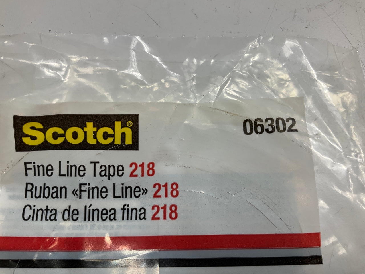 3M 06302 Fine Line Masking Tape - 3/8'' X 60 Yards