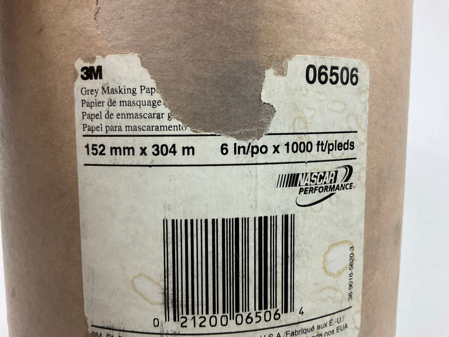 Cosmetic Damage2 From Storage - 3M Scotch 021200 06506 Masking Paper 6'' X 1000'