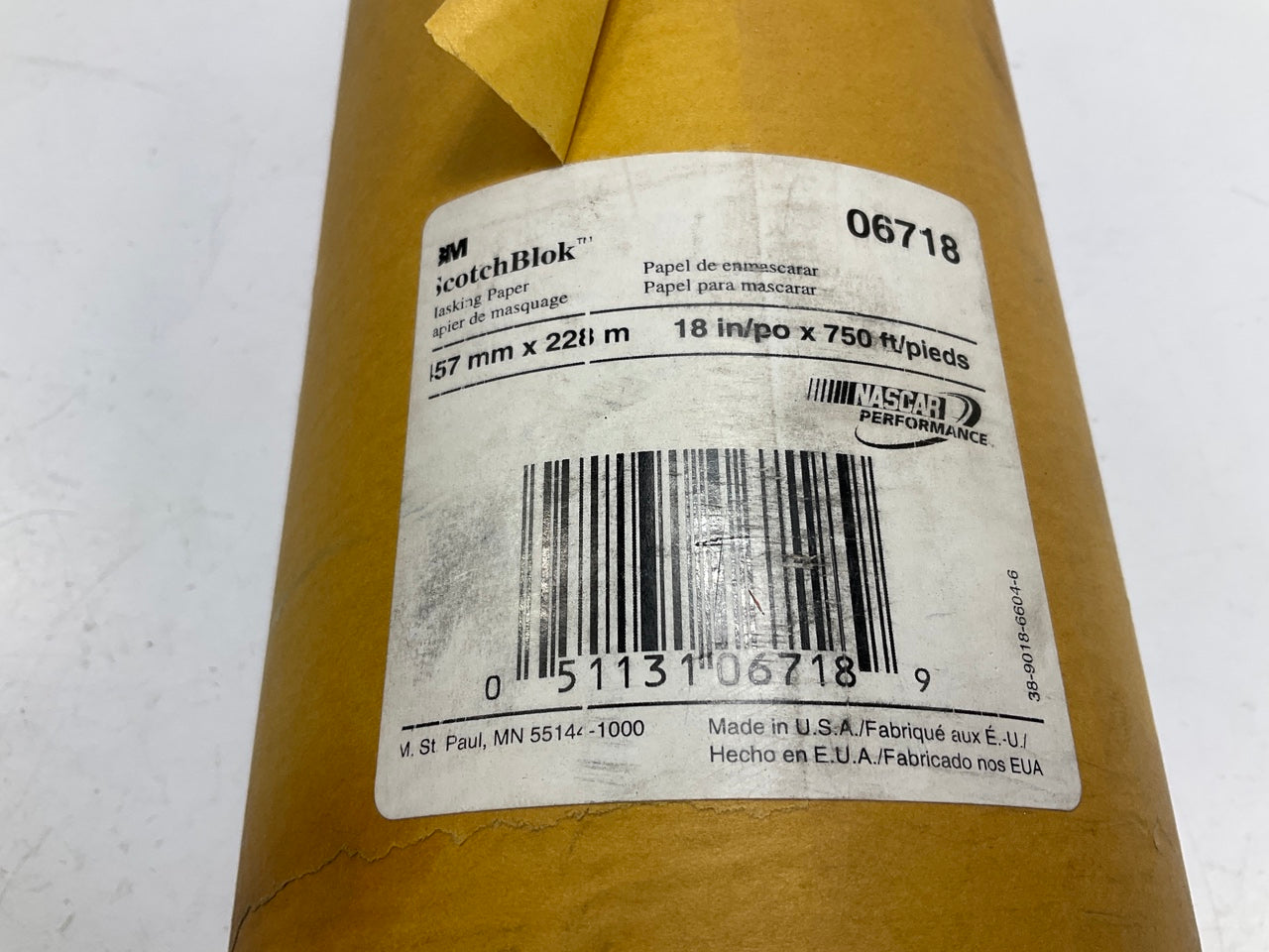 Cosmetic Damage #2, See Actual Photos - 3M 06718 Masking Paper 18'' X 750 FEET
