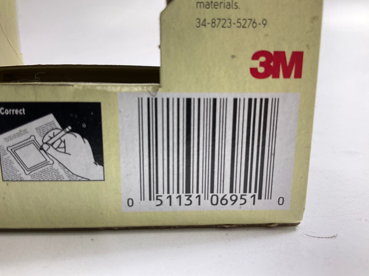 3M Post-it 06951 Labeling Tape 695, 2 Inches X 36 Yards, White
