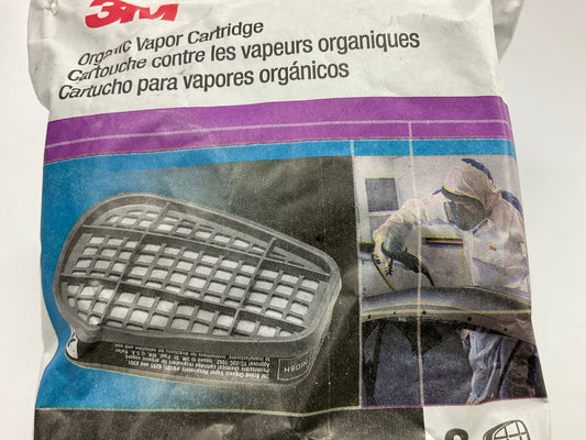 3M 07046 Organic Vapor Cartridge 6001 - 2 Pack (as Shown) Exp. 02/2029