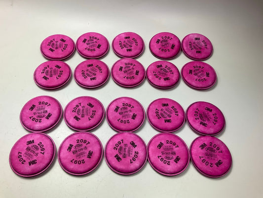 (10) 3M 2091 P100 Replacement Particulate Respirator Protection Cartridge Filter