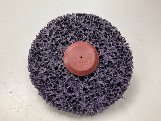 3M 07470 4'' Scotch-Brite Roloc + Clean & Strip XT Extra Coarse Disc - Pack Of 8