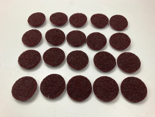20 DISCS - 3M 07481 Scotch-Brite Roloc Surface Conditioning Disc, 2'', Medium