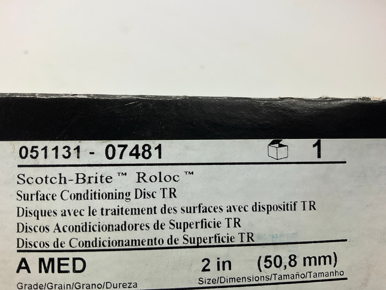 20 DISCS - 3M 07481 Scotch-Brite Roloc Surface Conditioning Disc, 2'', Medium