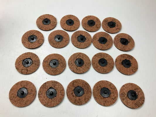 19 Discs 3M 07485 Scotch-Brite Roloc Surface Conditioning Discs Coarse 3'' Brown