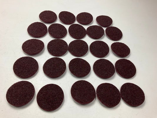 23 Discs - 3M 07486 Scotch-Brite Roloc Surface Prep Disc, Medium Grit, 3''