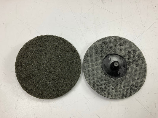 3M 07514 Scotch Brite Roloc Surface Conditioning Disc, 3'' Super Fine, 25 Discs