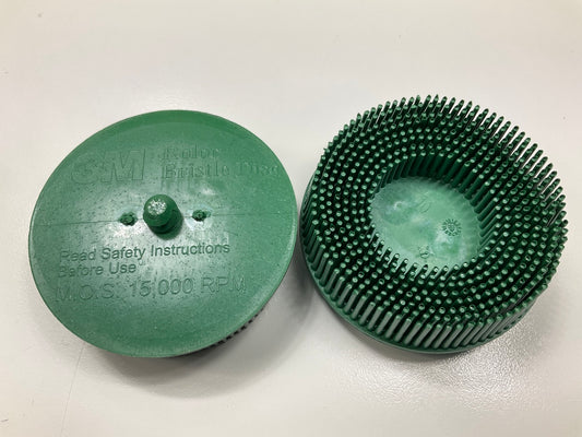 3M 07526 3'' 50 Grit Scotch-Brite Roloc Bristle Disc - Pack Of 10