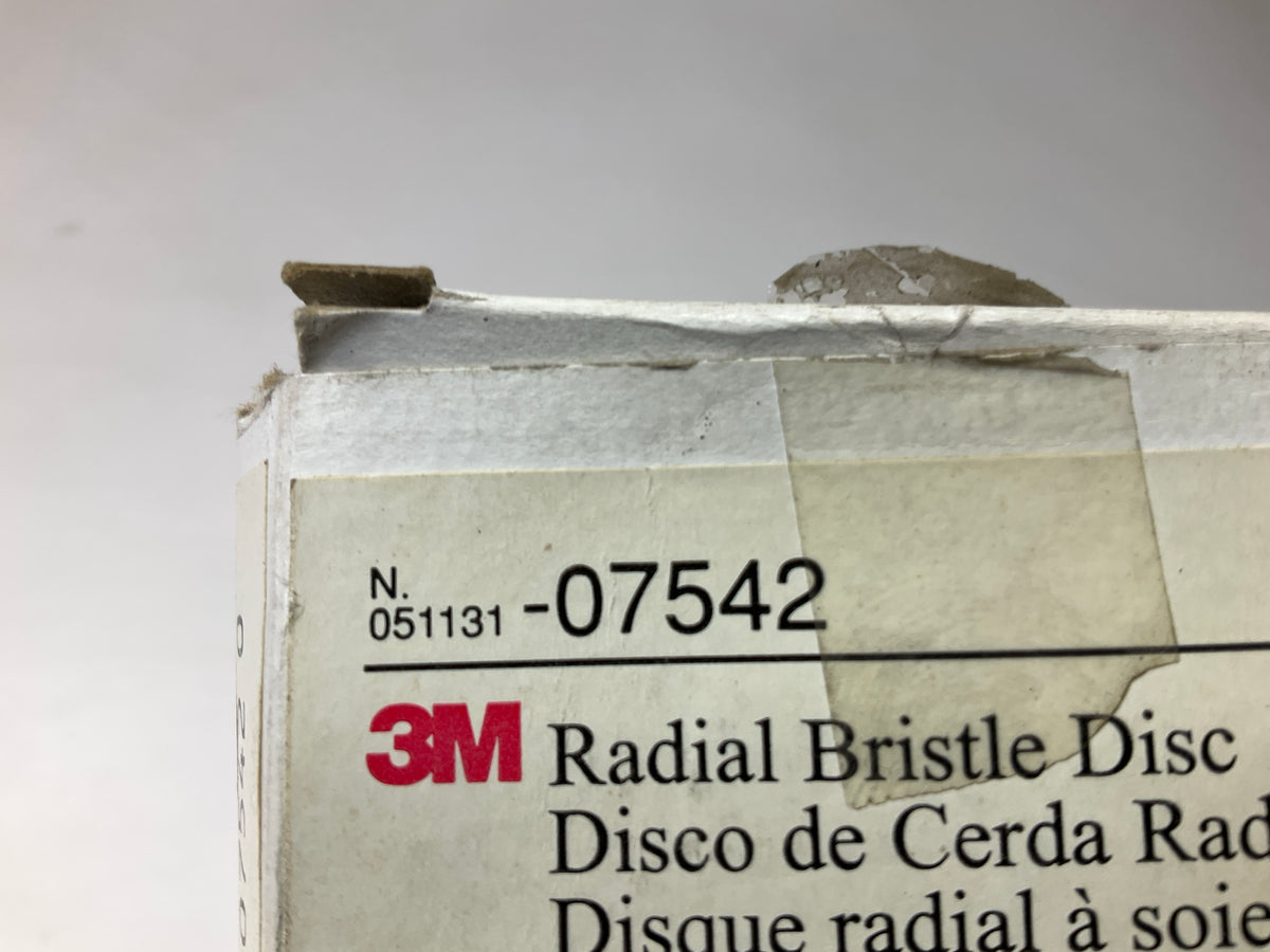 3M 07542 Radial Bristle Discs 3'' 50 Grit, Box Of 7 Discs
