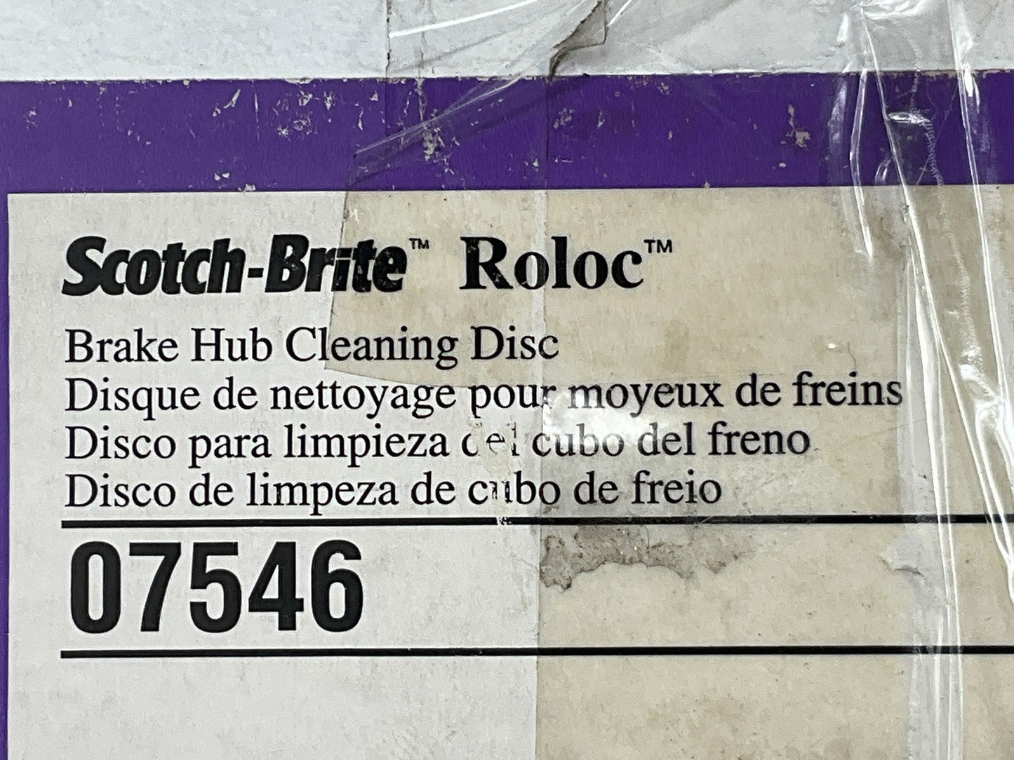 7 PACK - 3M 07546 Scotch-Brite Roloc Brake Hub Cleaning Discs, Extra Coarse