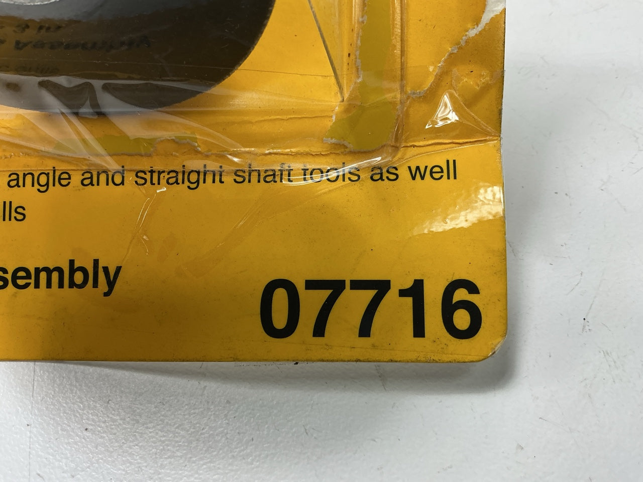 OPEN PACKAGE - 3M 07716 Roloc Gasket Removal 3'' Disc Pad Holder