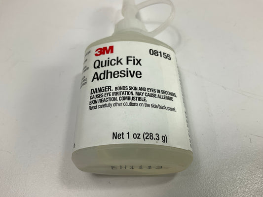 3M 08155 Quick Fix Adhesive, 1 Oz - Fast Adhesion Of Small Parts