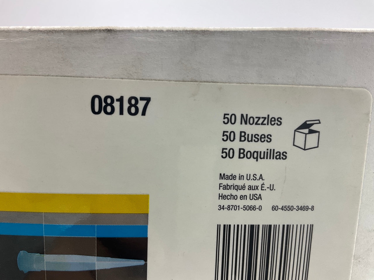 Pack Of 50 - 3M 08187 Threaded Cartridge Nozzles One-part Adhesives Nozzle