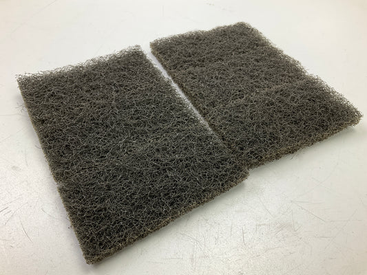 (10) 3m 10116NA #2 Medium Synthetic Steel Wool Pads 2''X4'' - 6 IN EACH PACK