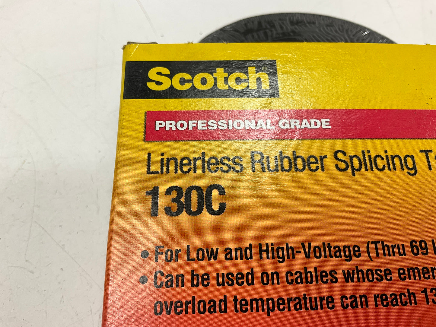 (5) Rolls - 3M Scotch 130C Linerless Rubber Splicing Tape 3/4''x30'